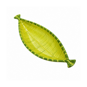Melamine Waves Rattan Boat Shape Tray - Small